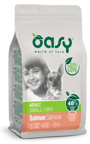 OASY ONE ANIMAL PROTEIN Adult Small/Mini Salmon 2,5kg 