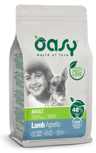 OASY ONE ANIMAL PROTEIN  Adult Small/Mini Lamb 2,5kg 