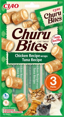 INABA  Churu bites Kurczak z tuńczykiem 3×10 g 