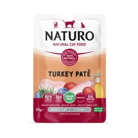 NATURO Adult Grain Free Paté Indyk 85g 