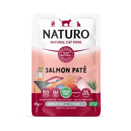 NATURO Adult Grain Free Paté Łosoś 85g