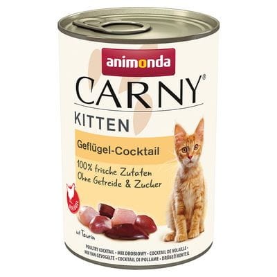 ANIMONDA CARNY Kitten Koktajl drobiowy 400g 