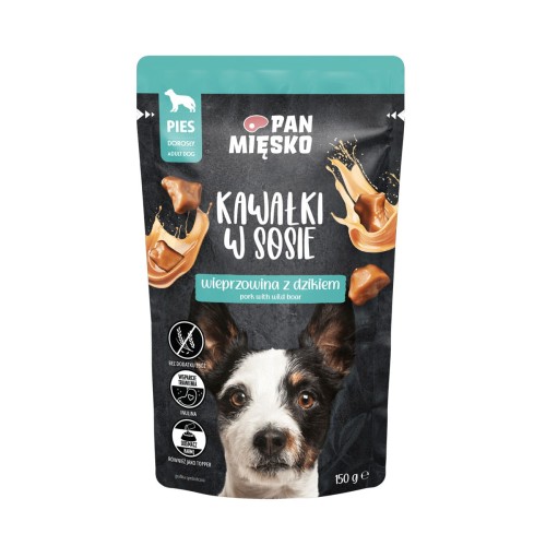 Pan Mięsko Kawałki w sosie Wieprzowina z dzikiem  150 g
