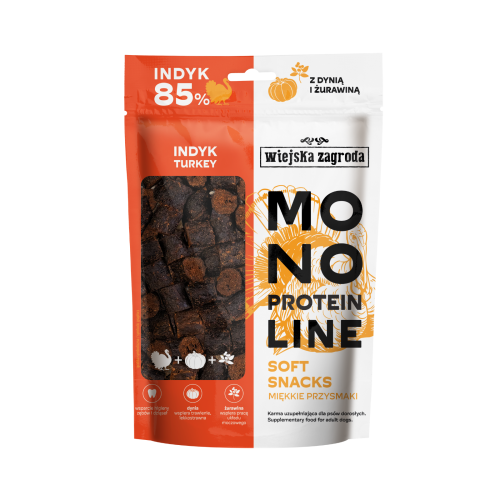 Wiejska Zagroda Monoproteinowy soft snacks Indyk 115g