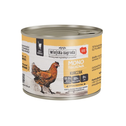 Wiejska Zagroda Kurczak monobiałkowa 200 g