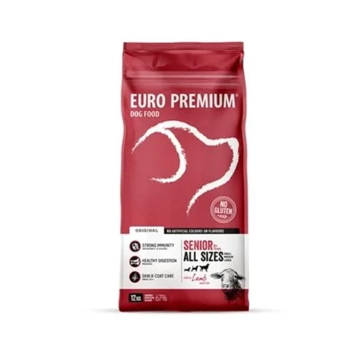 Euro Premium Senior All Sizes Jagnięcina 12kg