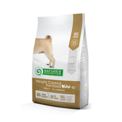 Natures Protection Adult Weight Control Sterilised poultry with krill  4 kg