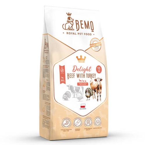 BEMO DELIGHT dla średnich i dużych psów 15kg