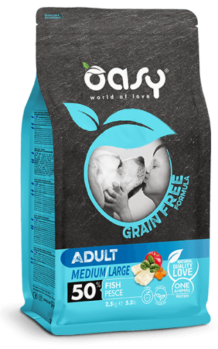OASY GRAIN FREE FORMULA  Adult Medium/Large Fish 2,5 kg  