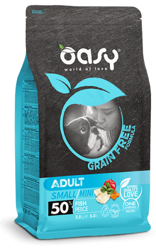 OASY GRAIN FREE FORMULA  Adult Small/Mini Fish 2,5kg 
