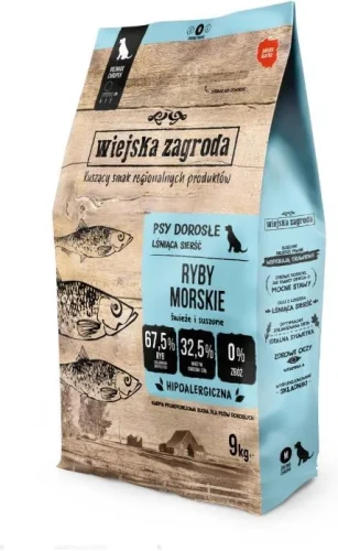 Wiejska Zagroda Ryby Morskie M 9 kg + GRATIS