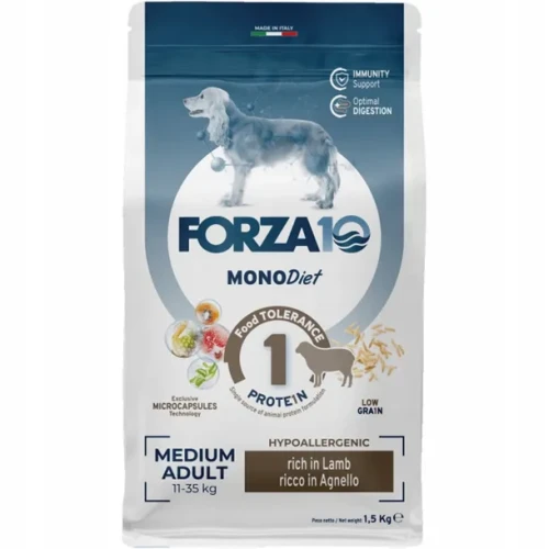 FORZA10 Diet Adult Medium Jagnięcina 1,5kg