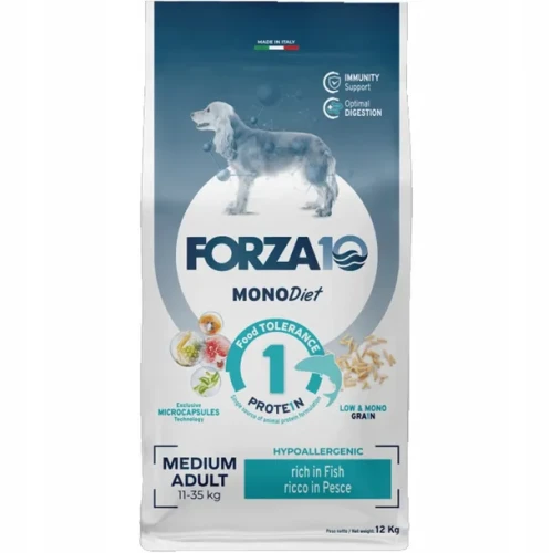 FORZA10 Diet Adult Medium Ryba 12kg