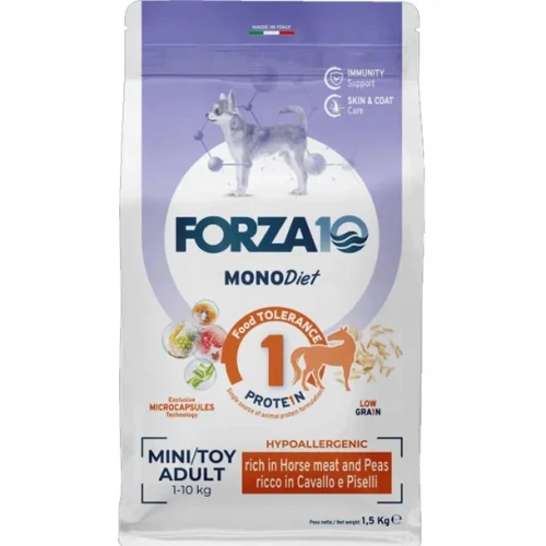 FORZA10 Diet Adult Toy & Mini  Konina 1,5kg 