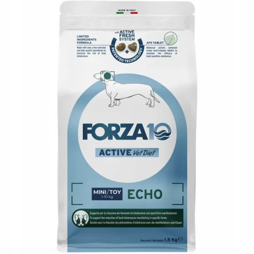 FORZA10 Active Vet Diet Echo Toy & Mini - Zapalenie Ucha - 1,5kg