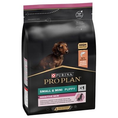 PURINA PRO PLAN Small & Mini Puppy Sensitive Skin Łosoś 3kg