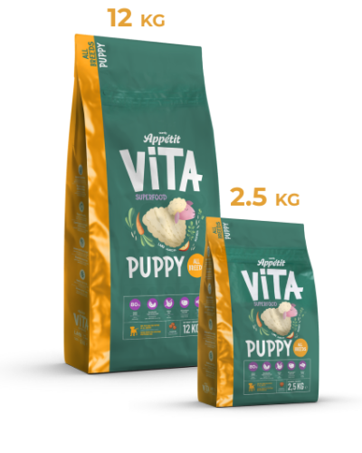 COMFY APPETIT VITA SUPERFOOD JAGNIĘCINA PUPPY ALL BREEDS 2,5kg