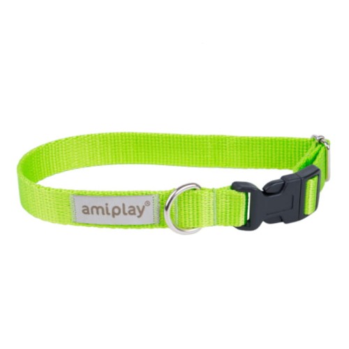 AMIPLAY Samba Obroża regulowana zielona
