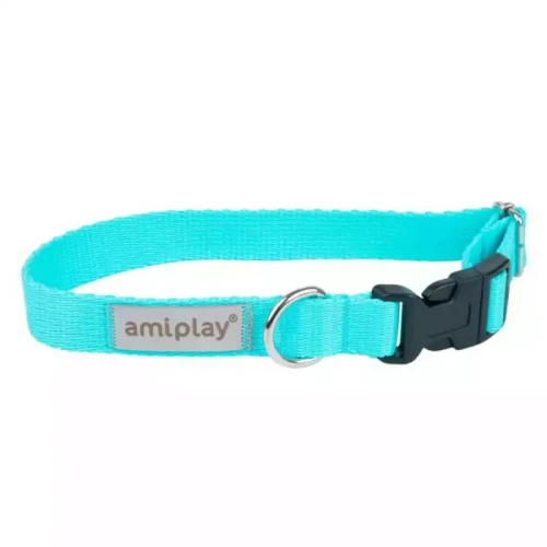 AMIPLAY Samba Obroża regulowana niebieska 