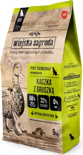 Wiejska Zagroda Kaczka z Gruszką 9 kg + GRATIS