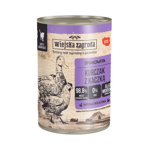 Wiejska Zagroda Kurczak z Kaczką 400g 
