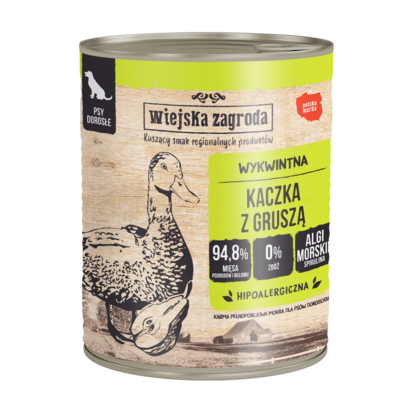 Wiejska Zagroda Kaczka z gruszką 800g 