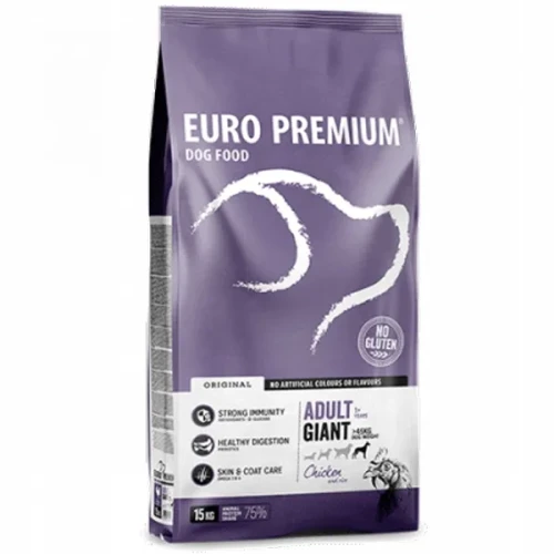 Euro Premium Giant Adult  Kurczak 15 kg +gratis