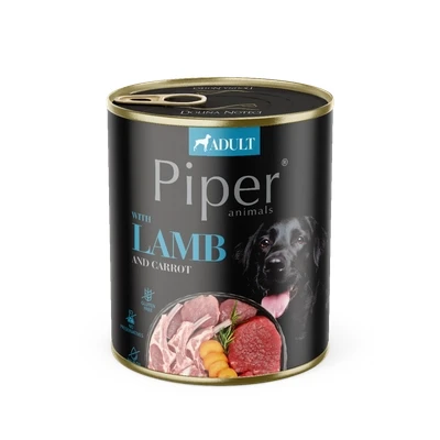 PIPER Animals z jagnięciną i marchewką (800g)