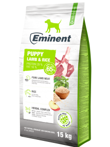 EMINENT Premium  Puppy Lamb Rice Wrażliwy układ pokarmowy  29/16 15kg 
