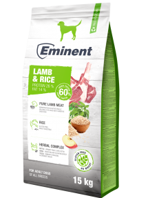 EMINENT Premium Adult  Lamb Rice Wrażliwy układ pokarmowy  26/14 15kg