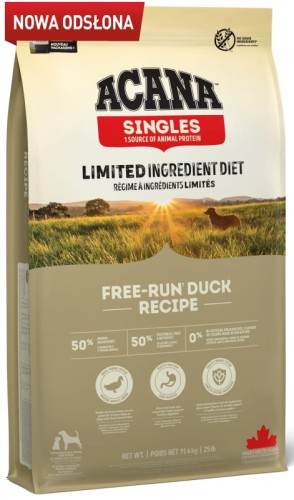 ACANA Singles Free-Run Duck 11,4 kg  