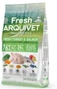 ARQUIVET Fresh Półwilgotna karma Szczeniak  Indyk i Łosoś 10kg