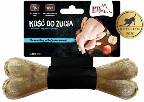 SYTA MICHA Kość do żucia dla psa na delikatny układ pokarmowy 13,5 cm