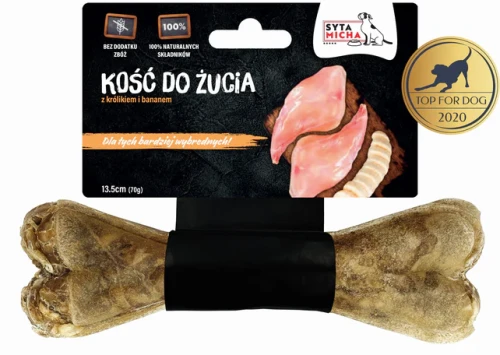 SYTA MICHA Kość do żucia dla wybrednych psów 13,5 cm