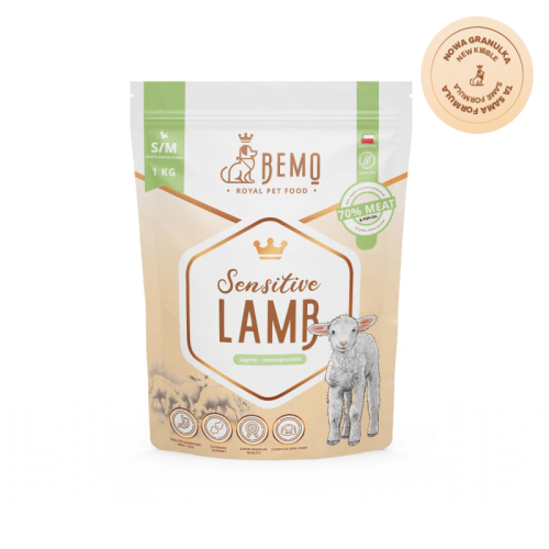 BEMO Sensitive Lamb dla psów małych i średnich 10kg