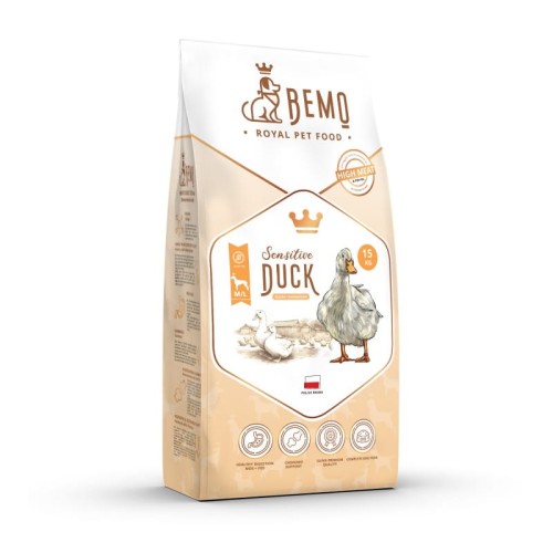 BEMO Sensitive Duck dla psów średnich i dużych 15kg