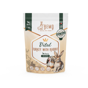 BEMO Vital wzmacniająca odporność dla psów średnich i dużych 1kg   
