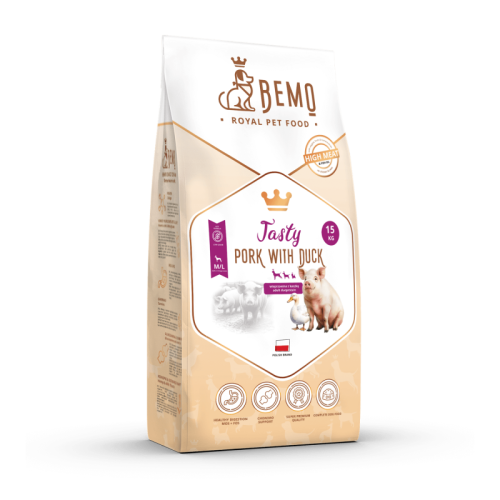 BEMO Tasty wybitnie smakowita dla psów średnich i dużych 15kg   
