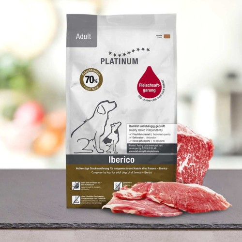 PLATINUM Adult Iberico Półwilgotna karma dla psów dorosłych 5kg