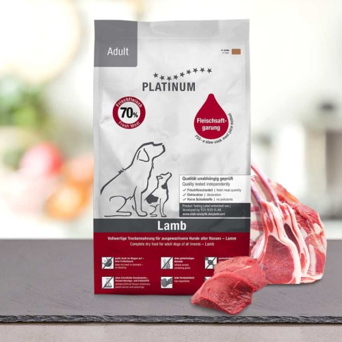 PLATINUM Adult Lamb Półwilgotna karma dla psów dorosłych 1,5kg 