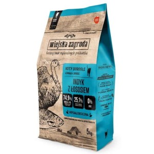 WIEJSKA ZAGRODA Indyk z łososiem 5 kg