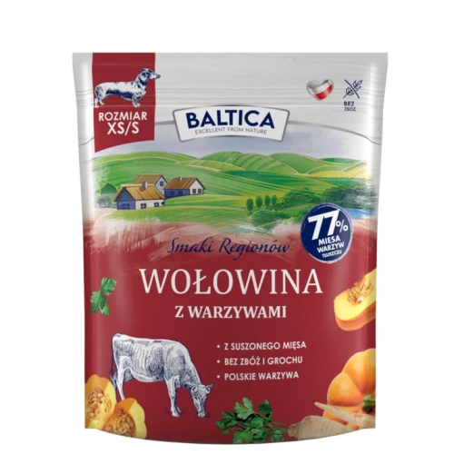 BALTICA Smaki Regionów Adult S Wołowina z warzywami 1kg