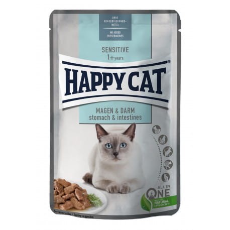 HAPPY CAT Meat in Sauce - Sensitive Haut & Fell 85g 