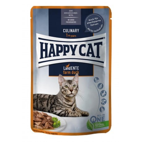 HAPPY CAT Meat in Sauce - Culinary Land-Ente 85g