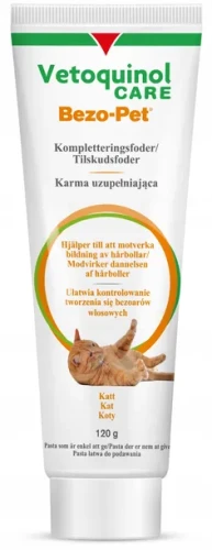 Vetoquinol Bezo-Pet, pasta odkłaczająca dla kotów 120g