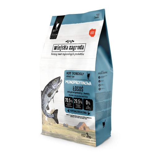 Wiejska Zagroda Monoproteinowa Łosoś  3kg