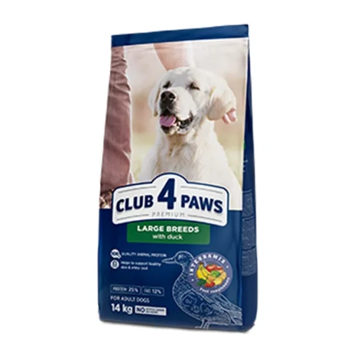CLUB 4 PAWS Adult Large Kaczka 14kg