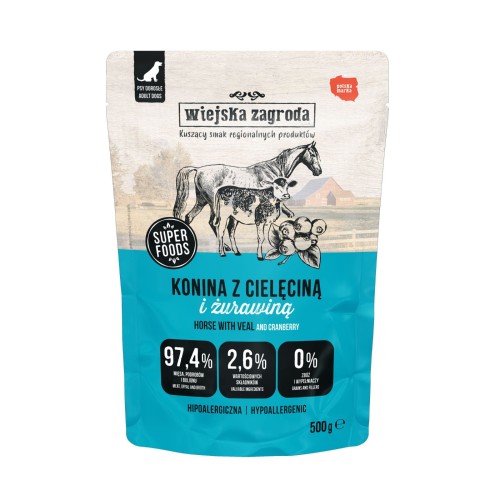Wiejska Zagroda Konina z cielęciną (dorosły) 500g