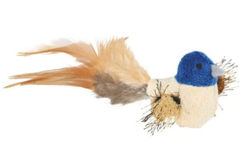 TRIXIE Ptaszek z piórami i kocimiętką