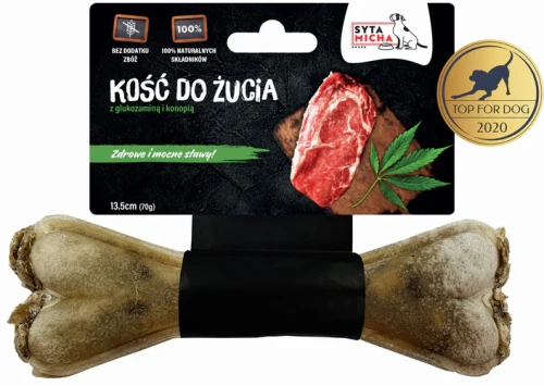 SYTA MICHA Kość do żucia dla psa na mocne stawy 13,5 cm